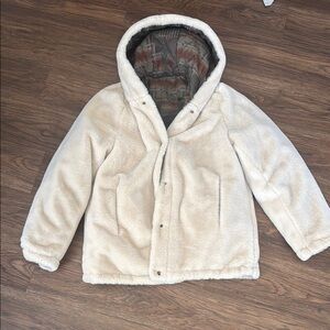 Pendleton Cream Hooded Jacket